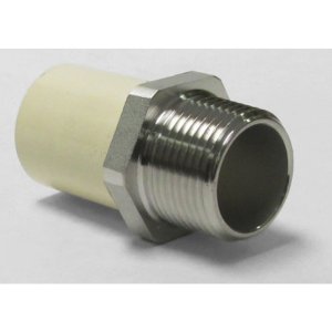 (image for) Schedule 40 1/2 in. CTS x 1/2 in. Dia. MIPT CPVC/Stainless S