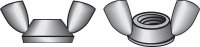(image for) 6 in. Zinc-Plated Steel SAE Wing Nut 100 pk