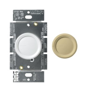 (image for) Multicolored 600 watts Rotary Dimmer Switch 1 pk