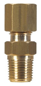 (image for) 3/8 in. Compression x 1/2 in. Dia. Compression Brass Connect