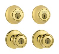 (image for) Tylo Polished Brass Double Entry Door Kit ANSI/BHMA Grad