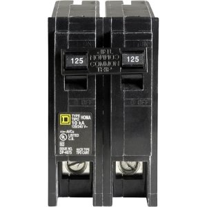(image for) Square D 125 amps 2-Pole Circuit Breaker