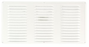 (image for) 8 in. H x 16 in. L White Aluminum Undereave Vent
