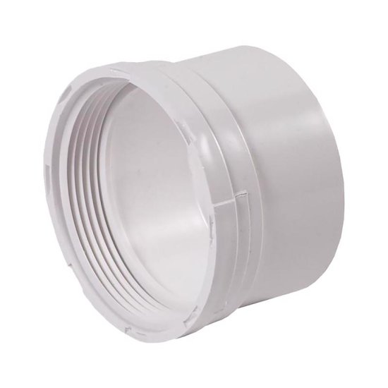 (image for) Schedule 35 3 in. Hub each X 3 in. D FPT PVC Pipe Adapter 1 pk