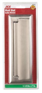 (image for) Satin Nickel Mail Slot Mounting Hardware Included
