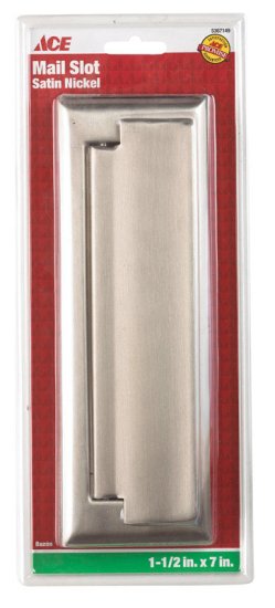 (image for) Satin Nickel Mail Slot Mounting Hardware Included