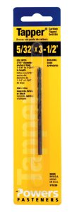(image for) Tapper 5/32 in. x 3-1/2 in. L Carbide Tipped Drill Bit 1
