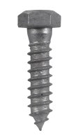 (image for) 1/2 in. x 2 in. L Hex Hot Dipped Galvanized Steel Lag Sc
