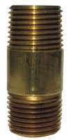 (image for) 1/4 in. MPT x 1/4 in. Dia. x 2 in. L MPT Brass Nipple
