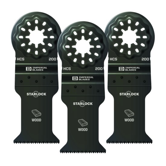 (image for) 3-3/4 in. L High Carbon Steel Oscillating Saw Blade 3 pk