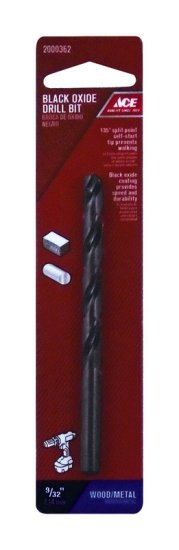 (image for) 9/32 in. x 4-1/4 in. L High Speed Steel Drill Bit 1 pc.