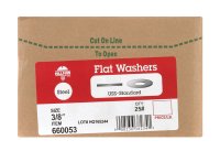 (image for) Zinc-Plated Steel 3/8 USS Flat Washer 1675 pk