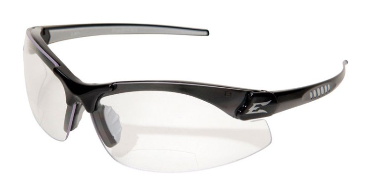 (image for) Safety Glasses Clear Lens Black Frame 1 pc.