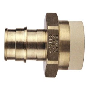 (image for) 3/4 in. Brass PEX-A Barb x 3/4 in. CPVC Straight Adapter