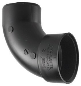 (image for) 3 in. Hub x 3 in. Dia. Spigot ABS 90 Degree Elbow