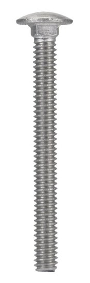 (image for) 1/4 in. Dia. x 2-1/2 in. L Stainless Steel Carriage Bolt