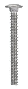 (image for) 1/4 in. Dia. x 2-1/2 in. L Stainless Steel Carriage Bolt