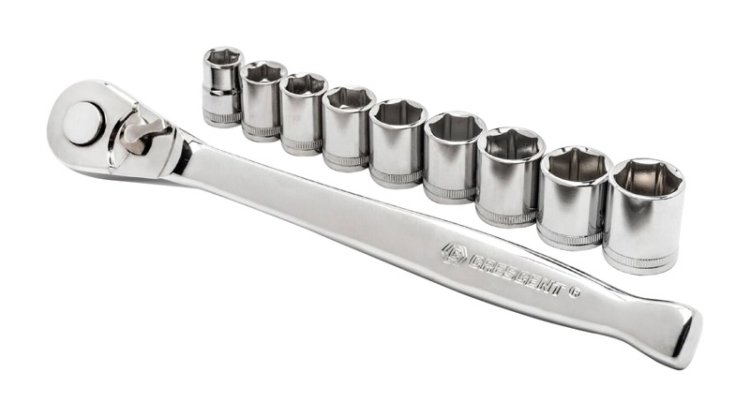 (image for) Crescent 3/8 in. drive Metric 6 Point Mechanic's Tool Set 15 pc