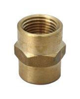 (image for) 3/8 in. FPT x 1/4 in. Dia. FPT Brass Reducing Coupling