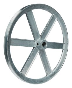 (image for) 10 in. Dia. Zinc Single V Grooved Pulley