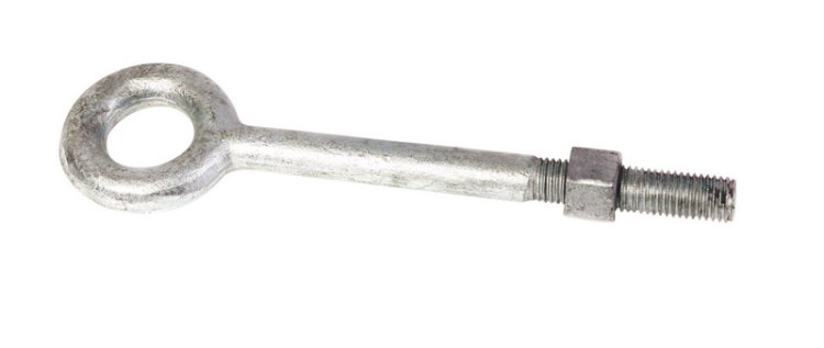 (image for) 3/8 in. x 6 in. L Hot Dipped Galvanized Steel Eyebolt Nut