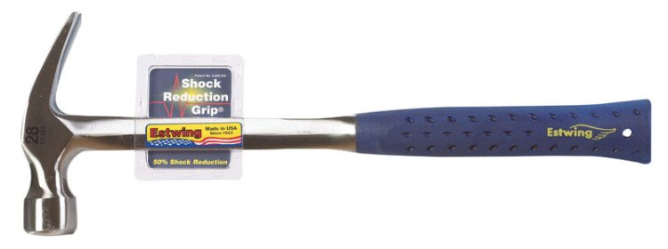 (image for) Shock Reduction Grip 28 oz. Smooth Face Framing Hammer S