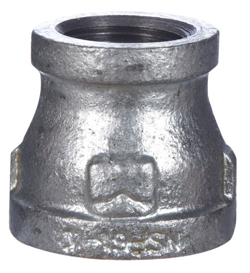(image for) 1 in. FPT x 3/4 in. Dia. FPT Galvanized Malleable Ir