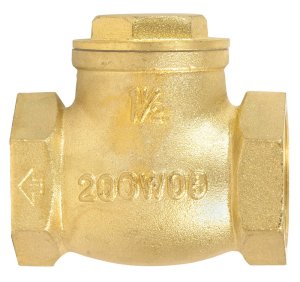 (image for) 1-1/2 in. Dia. x 1-1/2 in. Dia. Brass Swing Check Valve
