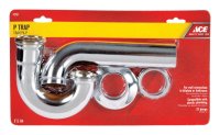 (image for) 1-1/2 in. Dia. Brass P-Trap