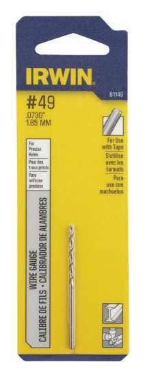 (image for) #49 x 2 in. L High Speed Steel Wire Gauge Bit 1 pc.