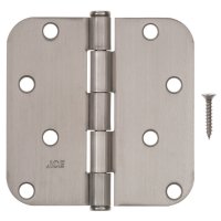 (image for) Ace 4 in. L Satin Nickel Residential Door Hinge 3 pk