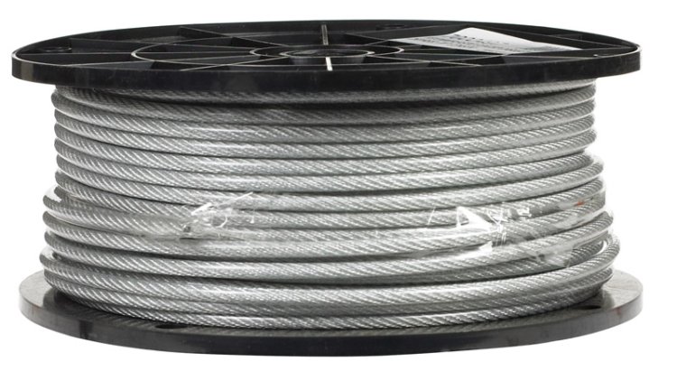(image for) CABLE 1/8" 7X7 CLRVNYL