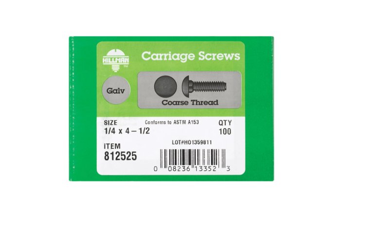 (image for) 1/4 in. Dia. x 4-1/2 in. L Hot Dipped Galvanized Steel C