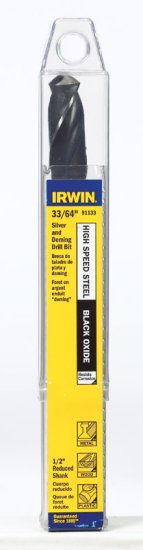 (image for) 33/64 in. x 6 in. L High Speed Steel Drill Bit 1 pc.