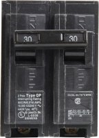 (image for) 30 amps Double Pole 2 Circuit Breaker