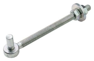 (image for) National Hardware Zinc-Plated Silver Steel 8 in. L Bolt Hook 150