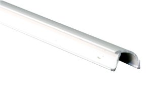 (image for) White Vinyl Glass Retainer 9/32 in. W x 72 in. L 1 pk