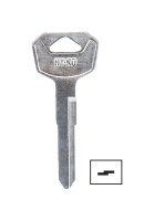 (image for) Traditional Key Motorcycle Key Blank Double sided For Kawa