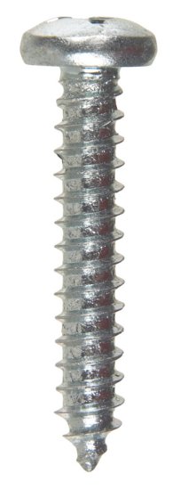(image for) No. 12 x 1-1/4 in. L Phillips Pan Head Zinc-Plated Steel
