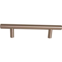 (image for) 3-3/4 in. Satin Nickel Bar Drawer Pull (5-Pack)