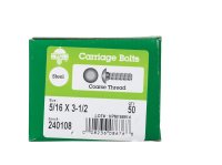 (image for) 5/16 in. Dia. x 3-1/2 in. L Zinc-Plated Steel Carriage B