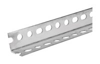 (image for) SteelWorks 1-1/2 in. W x 48 in. L Zinc Plated Steel Slotted Angl