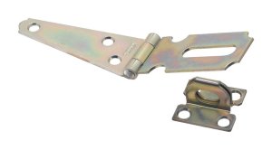 (image for) National Hardware Zinc-Plated Aluminum/Steel 3 in. L Hinge Hasp 