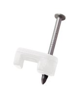 (image for) 3/16 in. W Plastic Insulated Wire Staple 25 pk
