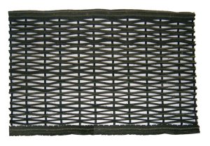 (image for) Tire Black Rubber Nonslip Floor Mat 30 in. L x 18 in.