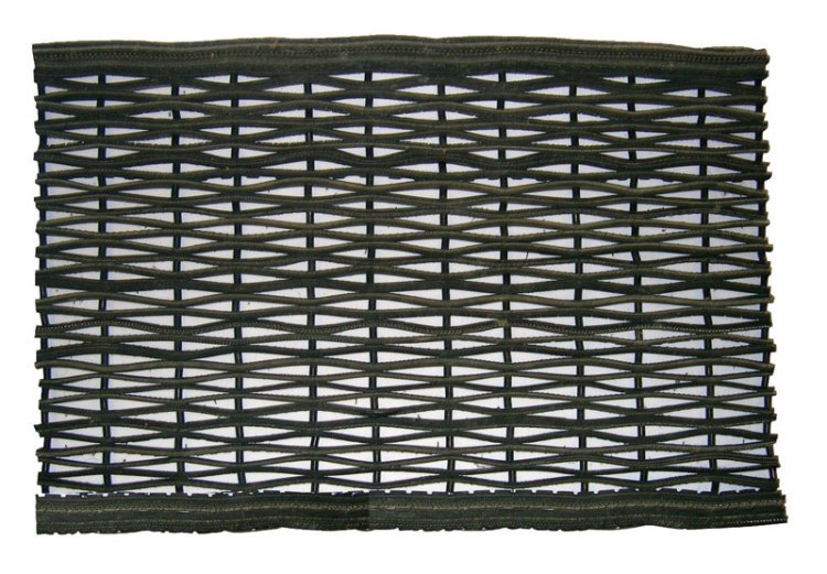 (image for) Tire Black Rubber Nonslip Floor Mat 30 in. L x 18 in.
