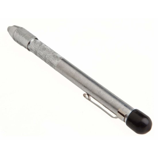 (image for) 7.75 in. L x 1.88 in. W Round Soapstone Pencil Aluminum 1