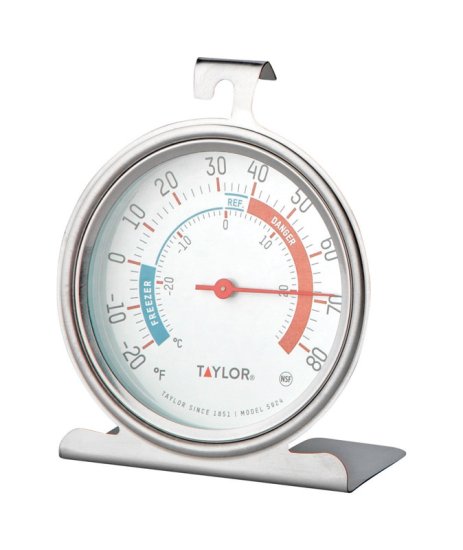 (image for) Instant Read Analog Freezer/Refrigerator Thermometer