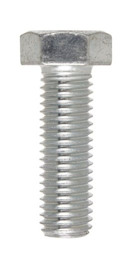 (image for) 5/8 in. Dia. x 2 in. L Zinc Plated Steel Hex Bolt 25 pk