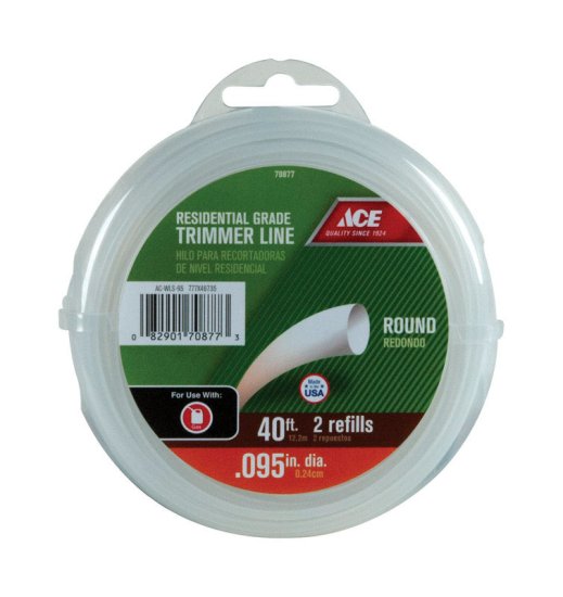 (image for) Residential Grade 0.095 in. Dia. x 40 ft. L Trimmer Line